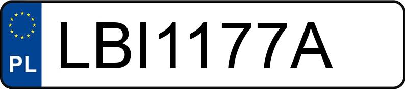 Numer rejestracyjny LBI 1177A posiada GRECAV EKE L M4 - LBI1177A Numer rejestracyjny LBI 1177A posiada GRECAV EKE L M4 - LBI1177A