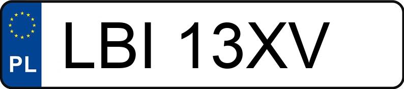 Numer rejestracyjny LBI 13XV posiada ROMET MOTORS  HW50A - LBI13XV