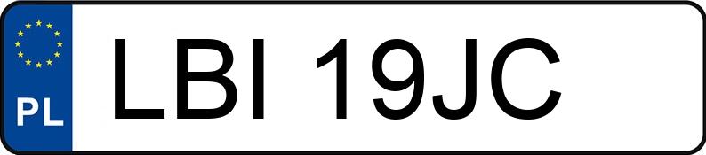 Numer rejestracyjny LBI 19JC posiada BMW 520 KAT - LBI19JC Numer rejestracyjny LBI 19JC posiada BMW 520 KAT - LBI19JC