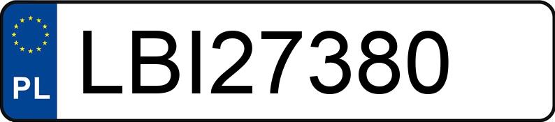 Numer rejestracyjny LBI 27380 posiada OPEL MERIVA - LBI27380 Numer rejestracyjny LBI 27380 posiada OPEL MERIVA - LBI27380