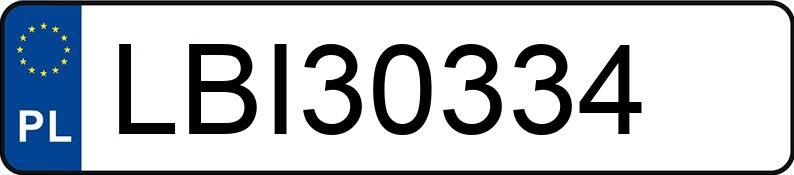 Numer rejestracyjny LBI 30334 posiada VOLKSWAGEN GOLF - LBI30334 Numer rejestracyjny LBI 30334 posiada VOLKSWAGEN GOLF - LBI30334