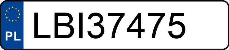 Numer rejestracyjny LBI 37475 posiada VOLVO V40 - LBI37475