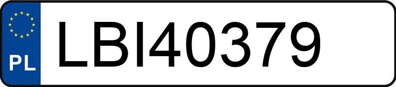 Numer rejestracyjny LBI 40379 posiada BMW 330D - LBI40379