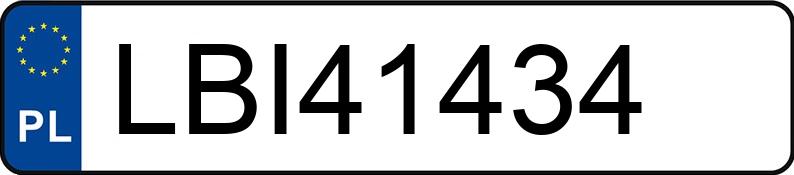 Numer rejestracyjny LBI 41434 posiada BMW 330D - LBI41434