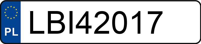 Numer rejestracyjny LBI 42017 posiada AUDI A6 - LBI42017 Numer rejestracyjny LBI 42017 posiada AUDI A6 - LBI42017
