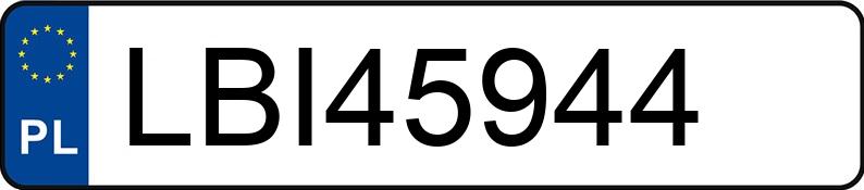 Numer rejestracyjny LBI 45944 posiada VOLVO V60 - LBI45944 Numer rejestracyjny LBI 45944 posiada VOLVO V60 - LBI45944
