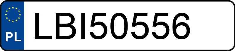 Numer rejestracyjny LBI 50556 posiada BMW 530 Diesel Kat. MR`01 E39 530 Diesel Kat. MR`01 E39 - LBI50556