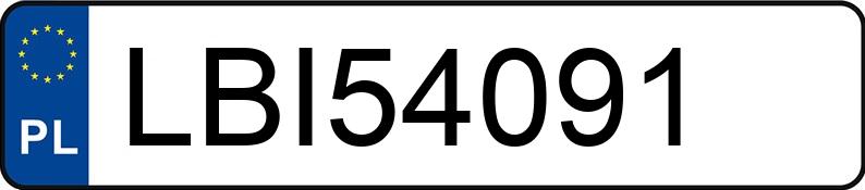 Numer rejestracyjny LBI 54091 posiada FIAT DUCATO 14 - LBI54091