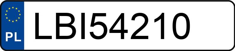 Numer rejestracyjny LBI 54210 posiada AUDI A4 - LBI54210 Numer rejestracyjny LBI 54210 posiada AUDI A4 - LBI54210