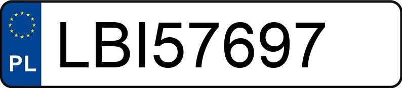 Numer rejestracyjny LBI 57697 posiada MAZDA 323 1.5 KAT - LBI57697