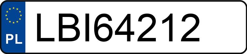 Numer rejestracyjny LBI 64212 posiada AUDI A6 - LBI64212 Numer rejestracyjny LBI 64212 posiada AUDI A6 - LBI64212