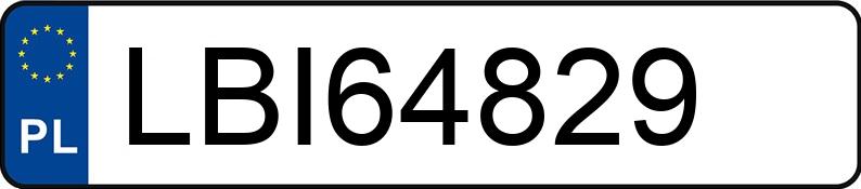 Numer rejestracyjny LBI 64829 posiada VOLVO V70 XC - LBI64829