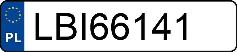 Numer rejestracyjny LBI 66141 posiada VOLKSWAGEN POLO - LBI66141