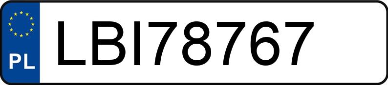 Numer rejestracyjny LBI 78767 posiada AUDI A5 Cabriolet 2.0 TFSI MR`12 E5 B8 A5 Cabriolet 2.0 TFSI MR`12 E5 B8 - LBI78767