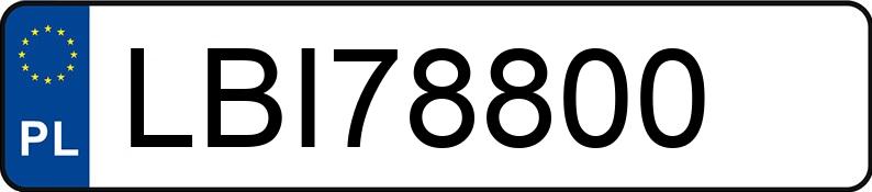 Numer rejestracyjny LBI 78800 posiada BMW 525 - LBI78800 Numer rejestracyjny LBI 78800 posiada BMW 525 - LBI78800