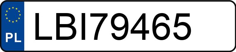 Numer rejestracyjny LBI 79465 posiada IVECO 35-140 Daily MR`16 E6 3.5t 35C14 V - LBI79465