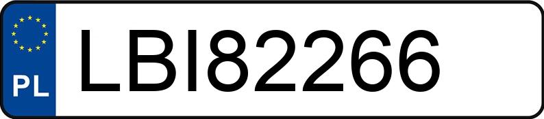 Numer rejestracyjny LBI 82266 posiada AUDI A3 SPORTBACK - LBI82266 Numer rejestracyjny LBI 82266 posiada AUDI A3 SPORTBACK - LBI82266