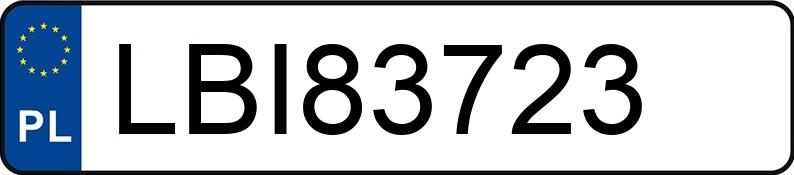 Numer rejestracyjny LBI 83723 posiada OPEL VECTRA - LBI83723 Numer rejestracyjny LBI 83723 posiada OPEL VECTRA - LBI83723