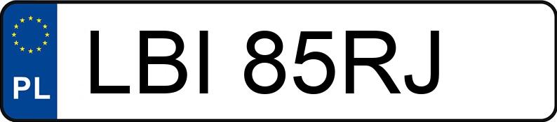 Numer rejestracyjny LBI 85RJ posiada ROVER 200 1.4 KAT - LBI85RJ