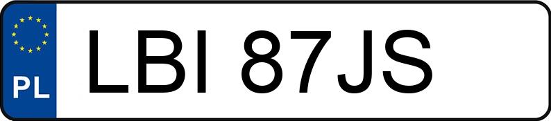 Numer rejestracyjny LBI 87JS posiada VOLKSWAGEN GOLF 1.8 KAT - LBI87JS Numer rejestracyjny LBI 87JS posiada VOLKSWAGEN GOLF 1.8 KAT - LBI87JS