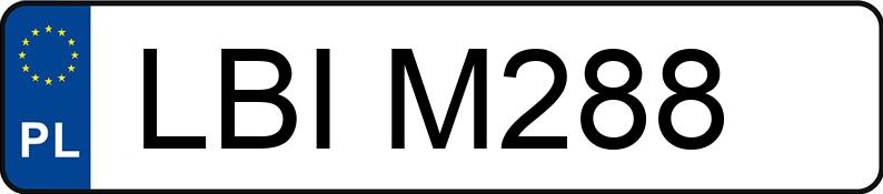 Numer rejestracyjny LBI M288 posiada SKODA Fabia 1.9 SDI MR`99 Comfort - LBIM288