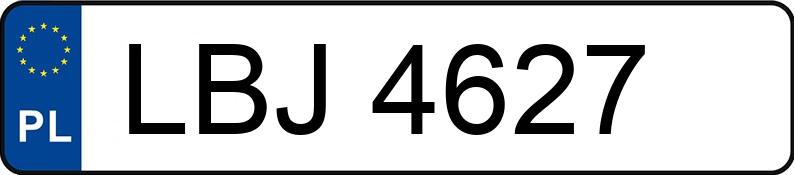 Numer rejestracyjny LBJ 4627 posiada FIAT Uno 45 Kat. MR`90 ie Europa - LBJ4627