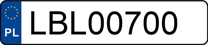 Numer rejestracyjny LBL 00700 posiada AUDI A6 Avant 2.0 TDi MR`04 E4 4F A6 Avant 2.0 TDi MR`04 E4 4F - LBL00700