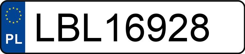 Numer rejestracyjny LBL 16928 posiada TOYOTA AVENSIS VERSO - LBL16928