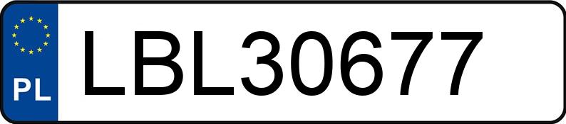 Numer rejestracyjny LBL 30677 posiada PEUGEOT 206 HD - LBL30677