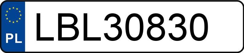Numer rejestracyjny LBL 30830 posiada BMW 530 Touring Diesel Kat. MR`01 E3 E39 530 Touring Diesel Kat. MR`01 E3 E39 - LBL30830
