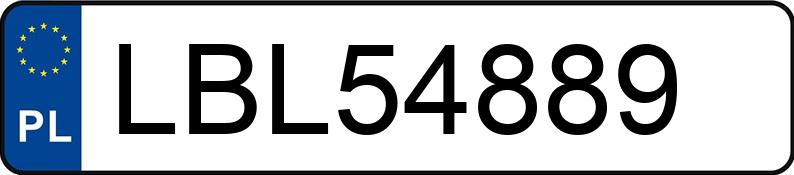 Numer rejestracyjny LBL 54889 posiada AUDI A6 - LBL54889