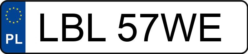 Numer rejestracyjny LBL 57WE posiada SEAT Leon 1.6 MR`99 1M Stella Cool - LBL57WE Numer rejestracyjny LBL 57WE posiada SEAT Leon 1.6 MR`99 1M Stella Cool - LBL57WE