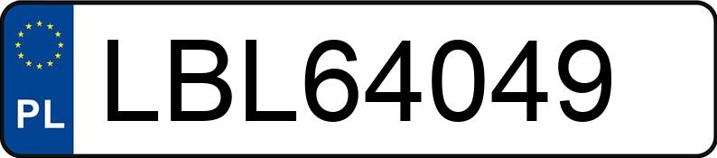 Numer rejestracyjny LBL 64049 posiada OPEL VECTRA-C - LBL64049