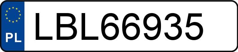 Numer rejestracyjny LBL 66935 posiada HONDA ACCORD SEDAN - LBL66935