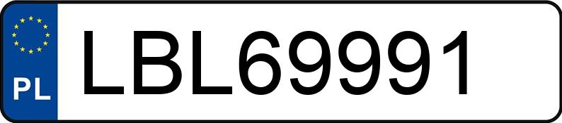 Numer rejestracyjny LBL 69991 posiada AUDI A4 Avant 1.8 Kat. MR`99 B5 T - LBL69991