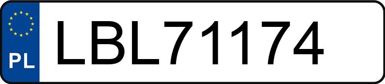 Numer rejestracyjny LBL 71174 posiada BMW 530D - LBL71174