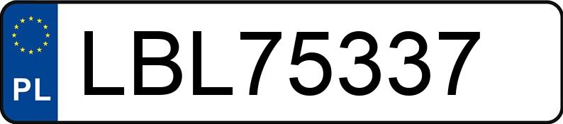 Numer rejestracyjny LBL 75337 posiada TOYOTA TOYOTA YARIS CROSS - LBL75337