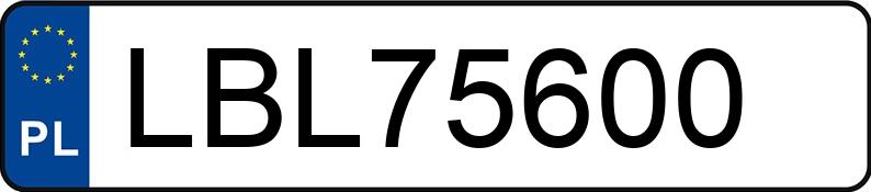 Numer rejestracyjny LBL 75600 posiada MERCEDES-BENZ GLC 220 D 4MATIC - LBL75600