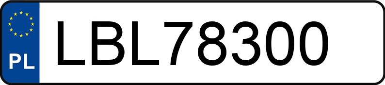 Numer rejestracyjny LBL 78300 posiada PEUGEOT/JEGGER BOXER - LBL78300