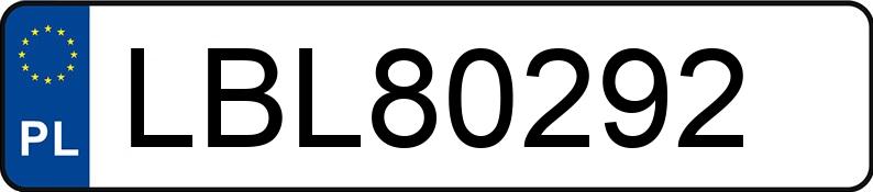 Numer rejestracyjny LBL 80292 posiada BMW 328I - LBL80292