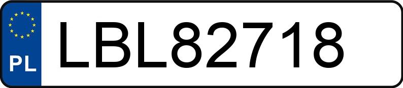 Numer rejestracyjny LBL 82718 posiada AUDI A4 1.9 TDI - LBL82718