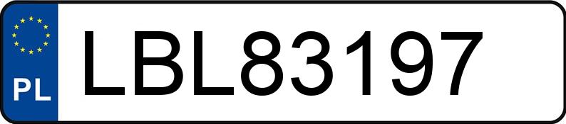 Numer rejestracyjny LBL 83197 posiada BMW 525D - LBL83197