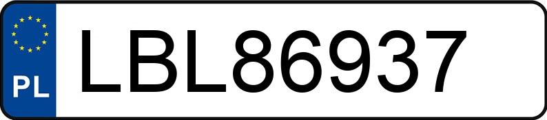 Numer rejestracyjny LBL 86937 posiada BMW X5 Diesel MR`10 E5 E70 xDrive30d Step - LBL86937