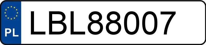 Numer rejestracyjny LBL 88007 posiada AUDI Q5 - LBL88007