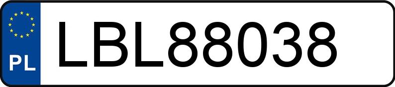 Numer rejestracyjny LBL 88038 posiada FORD MUSTANG - LBL88038 Numer rejestracyjny LBL 88038 posiada FORD MUSTANG - LBL88038