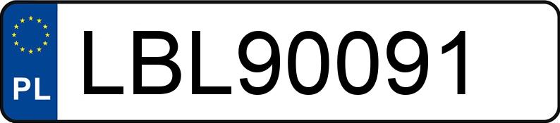 Numer rejestracyjny LBL 90091 posiada BMW 320D - LBL90091