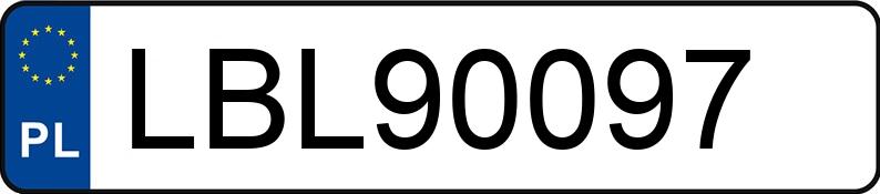 Numer rejestracyjny LBL 90097 posiada BMW 328I XDRIVE - LBL90097