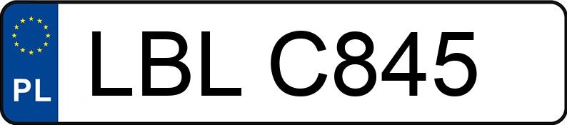 Numer rejestracyjny LBL C845 posiada MERCEDES-BENZ 124 200D - LBLC845 Numer rejestracyjny LBL C845 posiada MERCEDES-BENZ 124 200D - LBLC845