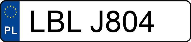 Numer rejestracyjny LBL J804 posiada MERCEDES-BENZ 240 D - LBLJ804