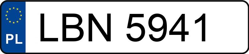 Numer rejestracyjny LBN 5941 posiada DAEWOO Nexia 1.5 16V Kat. GLX - LBN5941